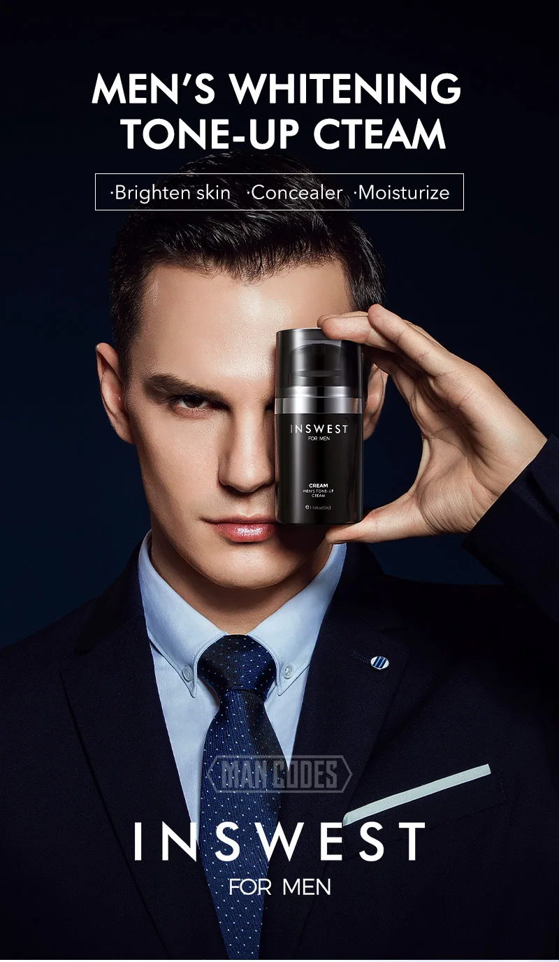 50 мл мужской отбеливающий крем для лица осветляет тон кожи крем против морщин Дневной крем для мужчин s увлажняющий отбеливающий крем от акне