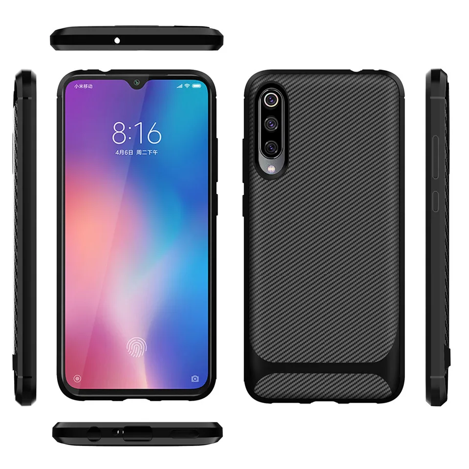 Для Xiaomi Mi A3 Чехол Мягкий Силиконовый противоударный чехол из углеродного волокна для xiomi Xiaomi Mi A3 защитный чехол для телефона s