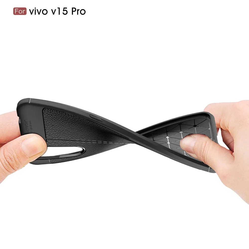 For Capa Vivo V15 Pro Case Rubber Silicone Protective Shell Soft TPU Phone Cover for On V15Pro |