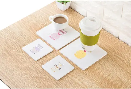 1 шт. Новые горячие милые деревянные пластиковые чашки подставки кофейные кружки