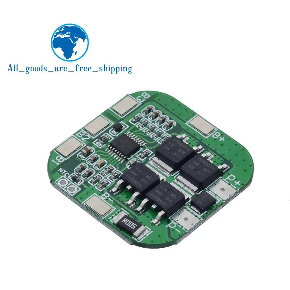 Tz4S 16,8 В в В/14,8 в 20A пик литий-ионный BMS PCM батарея защиты доска bms pcm для литий LicoO2 Limn2O4 18650 li батарея
