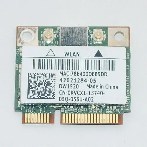 DW1520 двухдиапазонный BCM943224HMS 300 Мбит/с беспроводной-N Wi-Fi 802.11n половинная мини-PCI-E