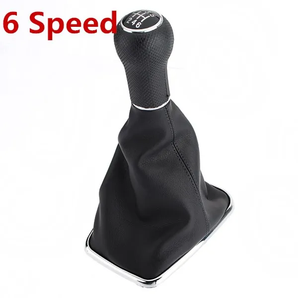 6 Speed Новичок 5/6 Скорость Шестерни рычаг переключения передач Противопыльный чехол для Volkswagen VW 1999-2004 Golf 4 Характеристическая вязкость полимера MK4 GTI R32 Bora Jetta(Фольксваген Джетта - Название цвета: 6 Speed