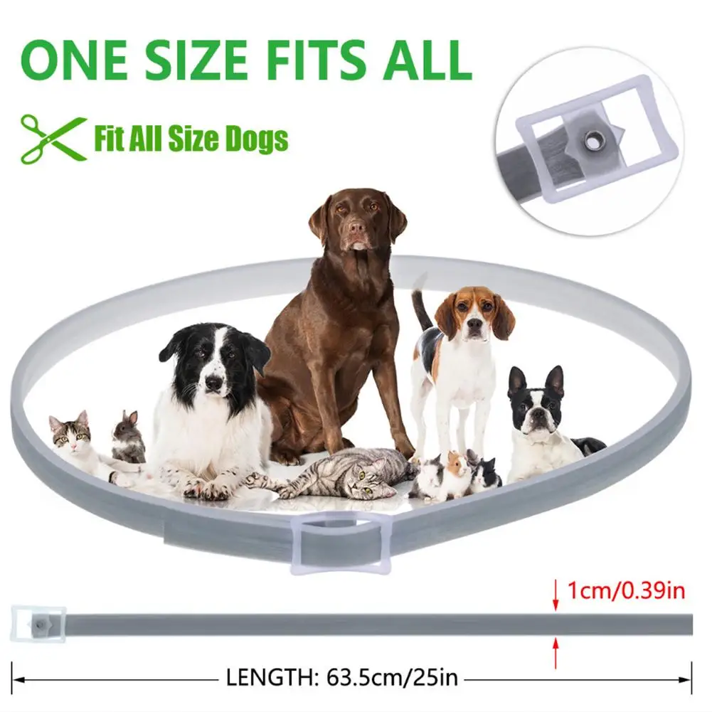 Dewel ошейник для собак и кошек анти Блоха от клещей комаров открытый защитный