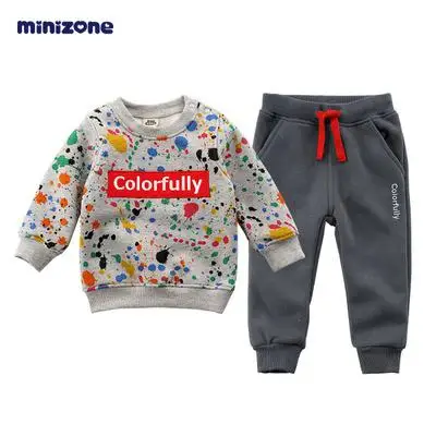 Новые весенние модные комплекты одежды для детей, одежда для маленьких мальчиков, 18 мес.-6 лет, спортивные костюмы, 12 цветов, одежда для девочек, детская одежда - Цвет: colourful