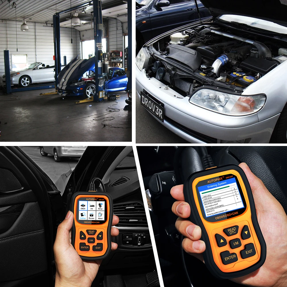Профессиональный OBD2 сканер Autophix Om126P полный диагностический инструмент