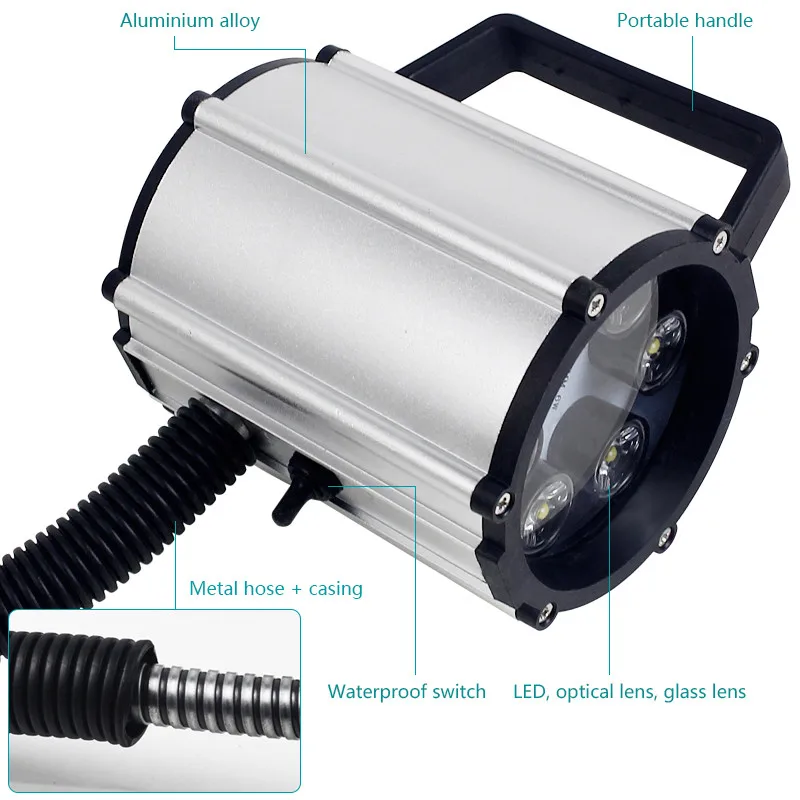 Светодиодный рабочий светильник с магнитным основанием 5 Вт 6 7 водонепроницаемый