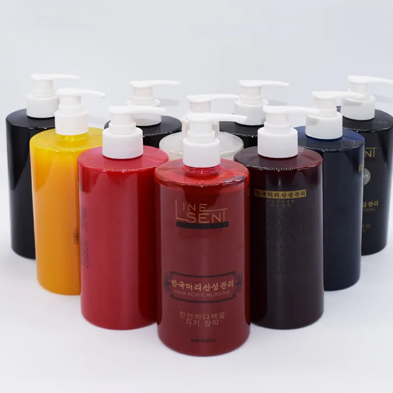 blue Hairdressing supplies Korea original blue color water hair waxing paste 6D acid care hair dye 500ml - Цвет: blue