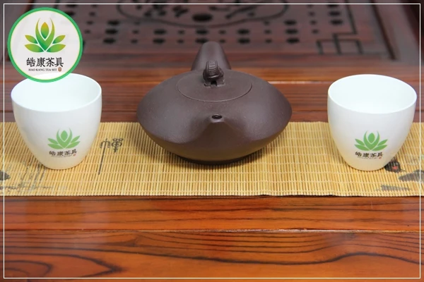 Плоской формы китайский чайник настоящий Исин для набора Кунг Фу Ча Пожелание