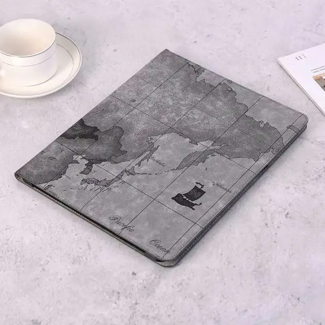 W07 Чехол для Apple iPad Pro 12,9 планшет модный ретро 3 узора чехол искусственная кожа и пластик откидная задняя крышка-подставка Funda+ ручка - Цвет: W07