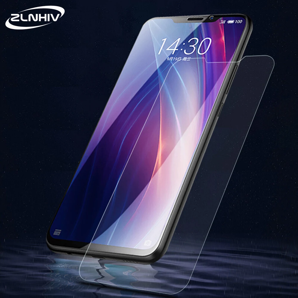 Zlnвич 9H для meizu x8 Защитное стекло pro 6 plus 7 Защитная пленка экрана телефона