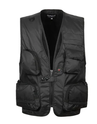 Мужской жилет из дышащей сетки с множеством карманов съемный Быстросохнущий для