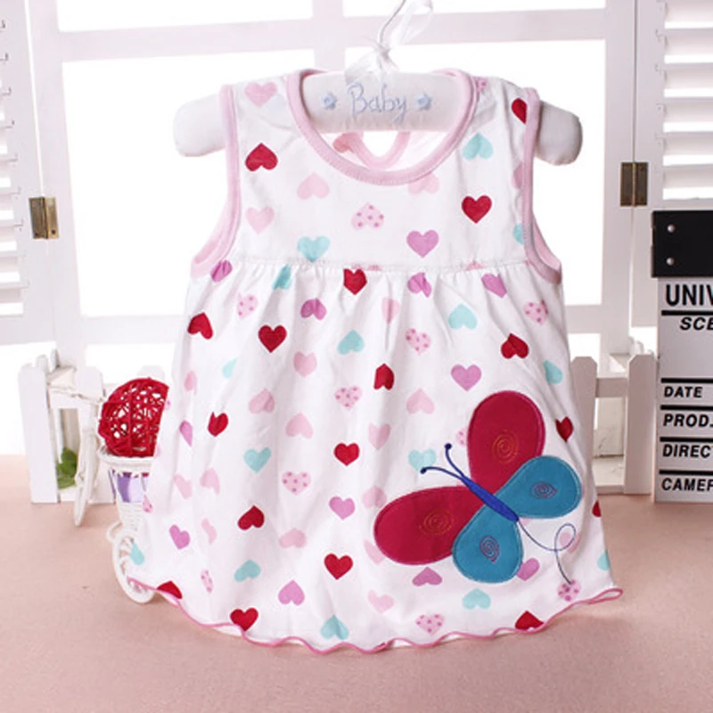 Spring Summer Baby Dress Casual Style Girls High Quality Bow Girl Clothes flower style dress low price | Детская одежда и обувь