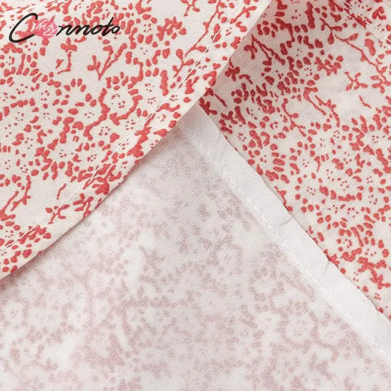 Conmoto Летнее винтажное платье с квадратным воротником короткое французское