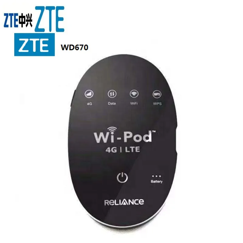 Лот из 1000 шт zte горячая Распродажа 150 Мбит WD670 WI POD Портативный 4G LTE Карманный wifi-роутер