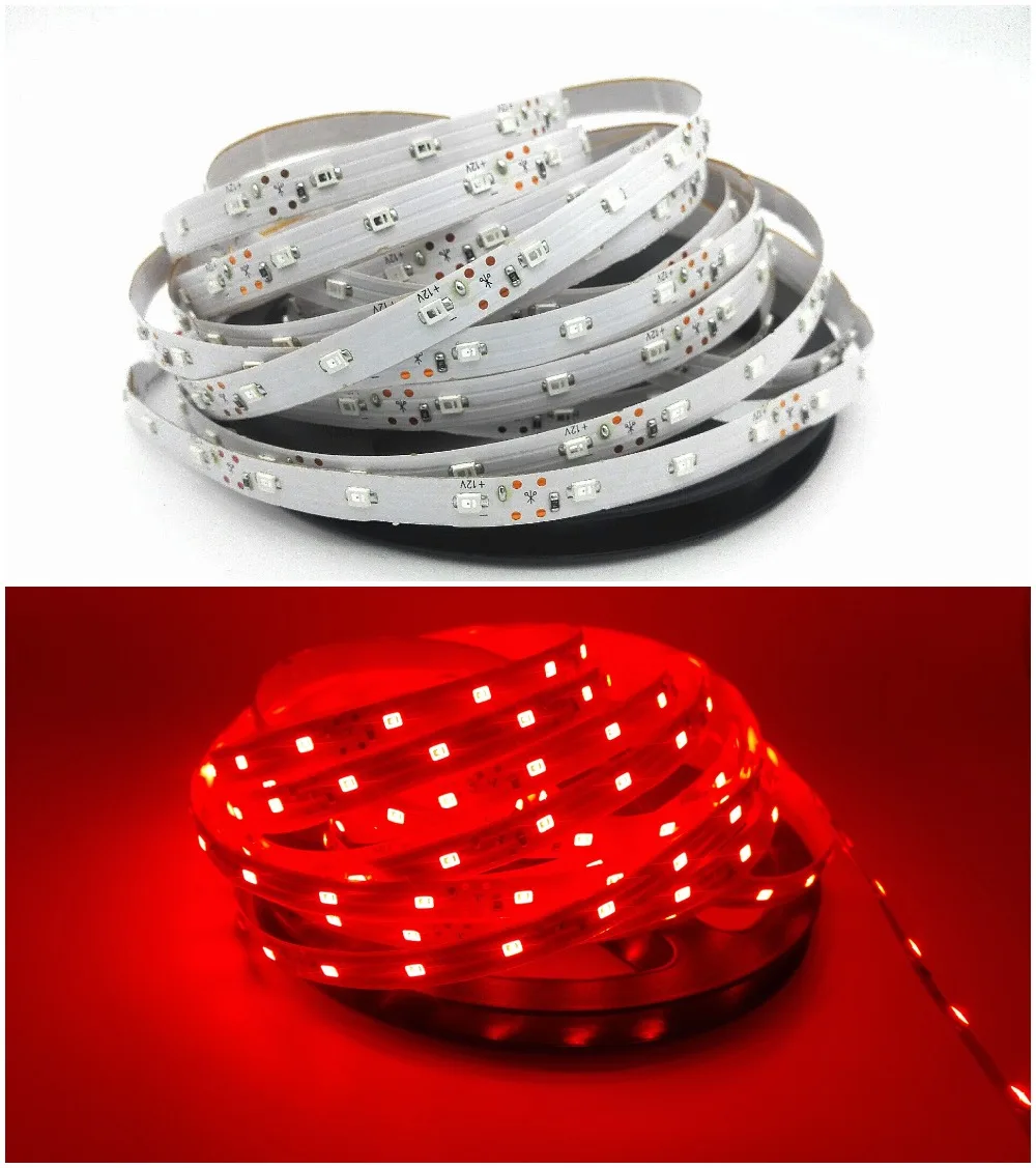 2835 SMD светодиодная полоса Гибкая лента неоновая новая 60 светодиодов/м 5 м не