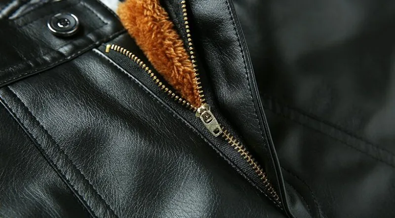 Мужские Зимние флисовые брюки с подкладкой из искусственной кожи ветрозащитные прямые свободные мотоциклетные длинные брюки плюс размер брюки из искусственной кожи