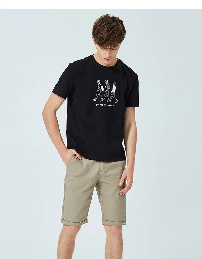 SEMIR повседневные шорты для мужчин, новинка, летние пляжные брюки, одноцветные Стрейчевые брюки, корейские трендовые хлопковые шорты