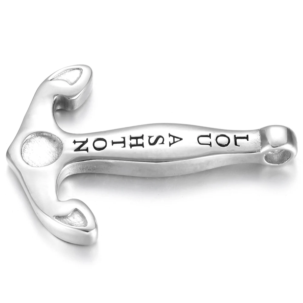 Stainless Steel Anchor Pendant Setting Bracelet Hooks Charms DIY Jewelry Making Necklace Pendants Findings Supplies Accessories | Украшения