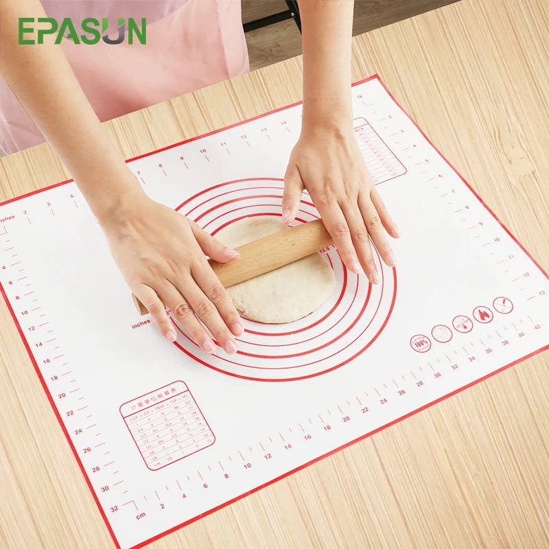EPASUN 40*60 см раскатка теста коврик для духовки силиконовый коврик Кондитерские инструменты для выпечки вкладыш антипригарный коврик для замеса теста для выпечки Пельменный коврик