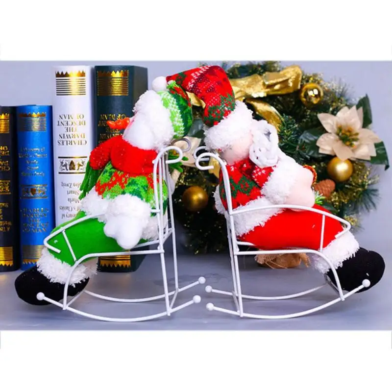 Новогодние товары кресло-качалка Санта Клаус куклы украшения для дома Xmas