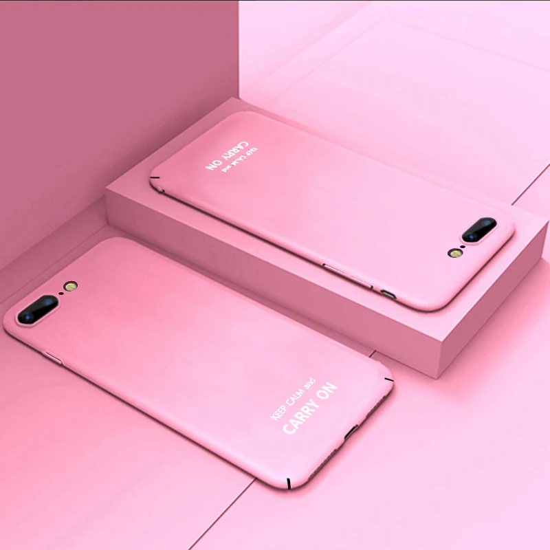 Жесткий ПК чехол ADKO для iPhone 7 8 Plus с цветной задней надписью X 10 матовый конфетный