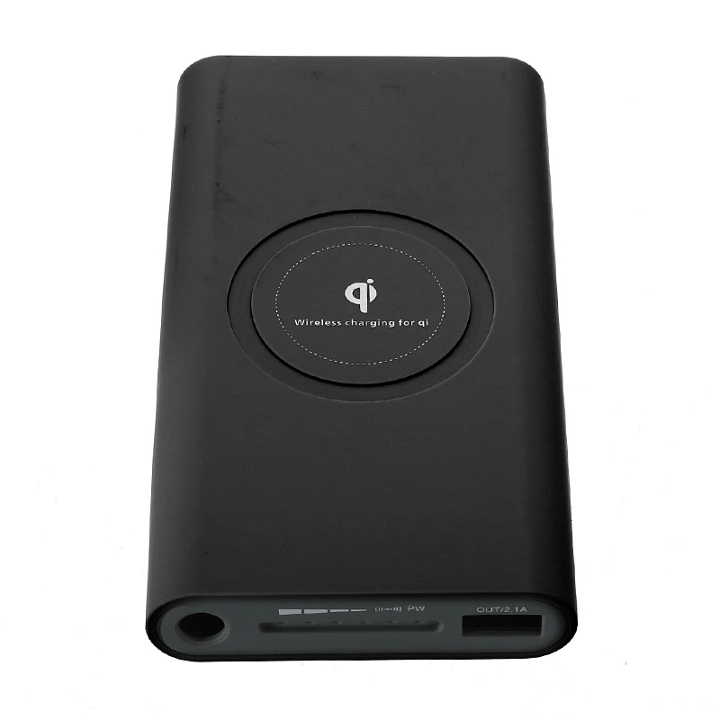 DIY 10000mAh Power Bank 2 in 1 Wireless Charger Case Portable No Battery Qi External |