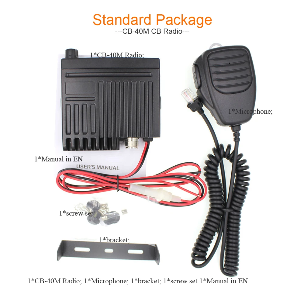 

Ultra Mini CB-40M 25.615--30.105MH 8W Citizen band CB Radio Mobile Transceiver Compact AM/FM Car radio same with AC-001 AR-925