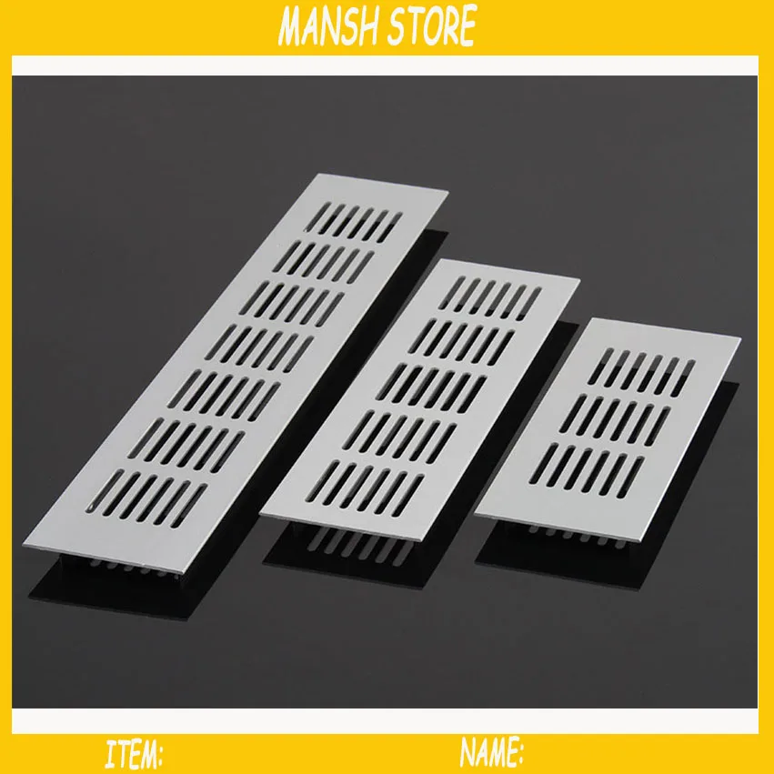 5 шт./лот ширина 8 см алюминиевая вентиляционная решетка сетка вентиляция шкафа |