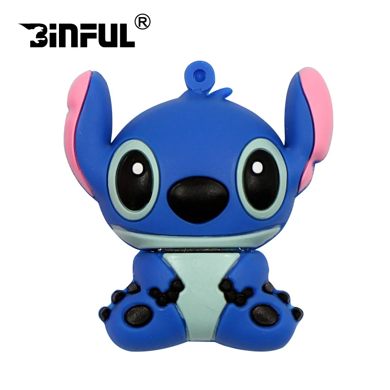 BLUE Мини стежка милый пингвин Флешка в форме героя мультика usb флеш-накопитель Флешка 4 ГБ/8 ГБ/16 ГБ/32 ГБ U диск карта памяти животного - Цвет: BLUE
