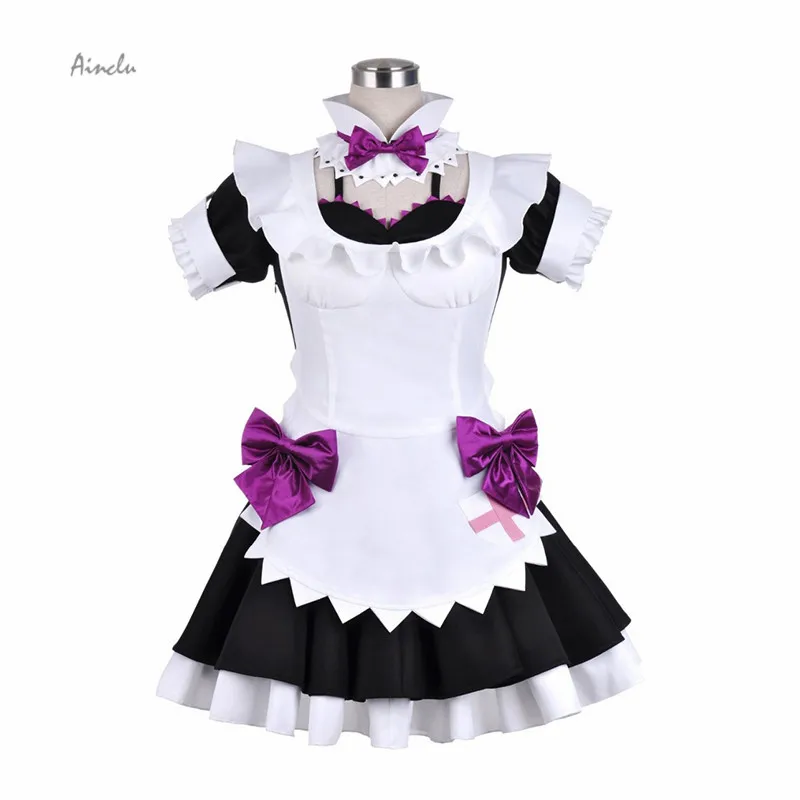 Ainclu/бесплатная доставка Для взрослых детей Любовь в живую! Nishikino Mak Maid Косплей