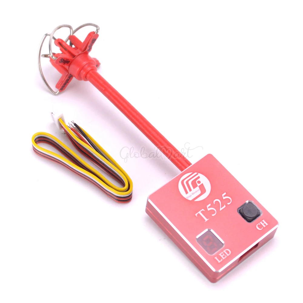 Skyzone FPV 5 8G SJ-T525 T525 40CH 25 МВт до 600 мВт Реверсивный переключаемый передатчик RHCP 7V-24V