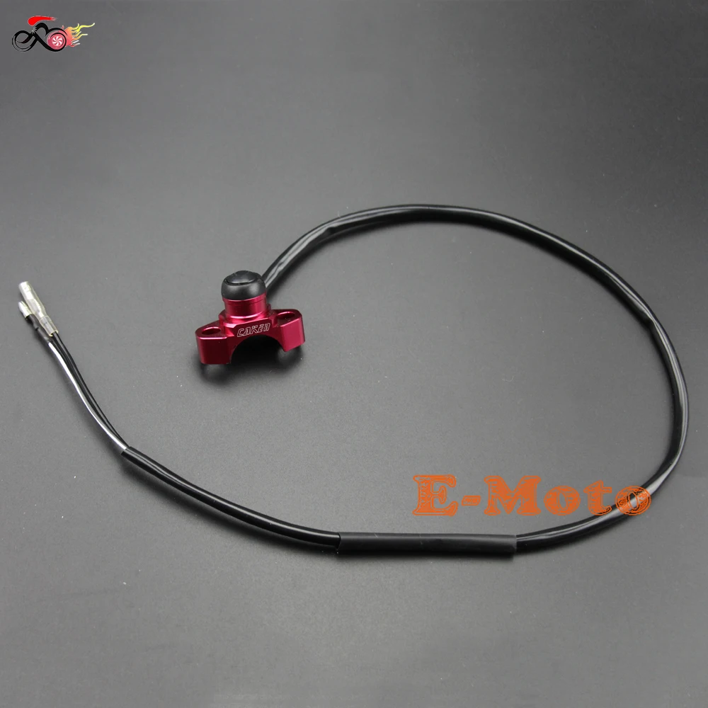 Красная кнопка переключения заготовки двигателя CNC для Honda XR250R CRF250X CRF450X E Moto|honda