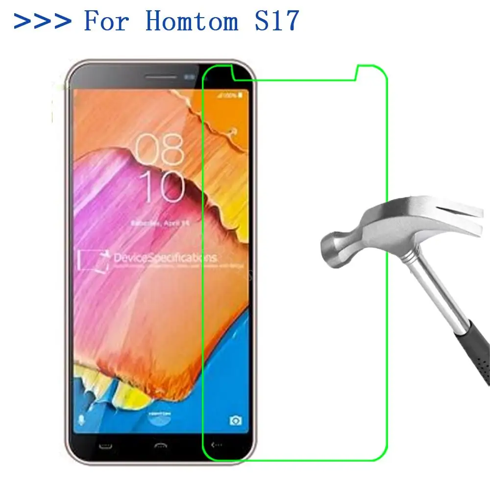 Homtom S17 закаленное стекло 9H 2.5D Премиум Защитная пленка для экрана S 17 зеркальная