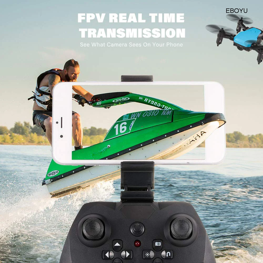 Дрон с дистанционным управлением EBOYU SG800, 720 P/480 P, HD камера, Wi-Fi, FPV, Gesture, фото, видео, удержание высоты, складной, Селфи, Радиоуправляемый квадрокоптер, Дрон RTF