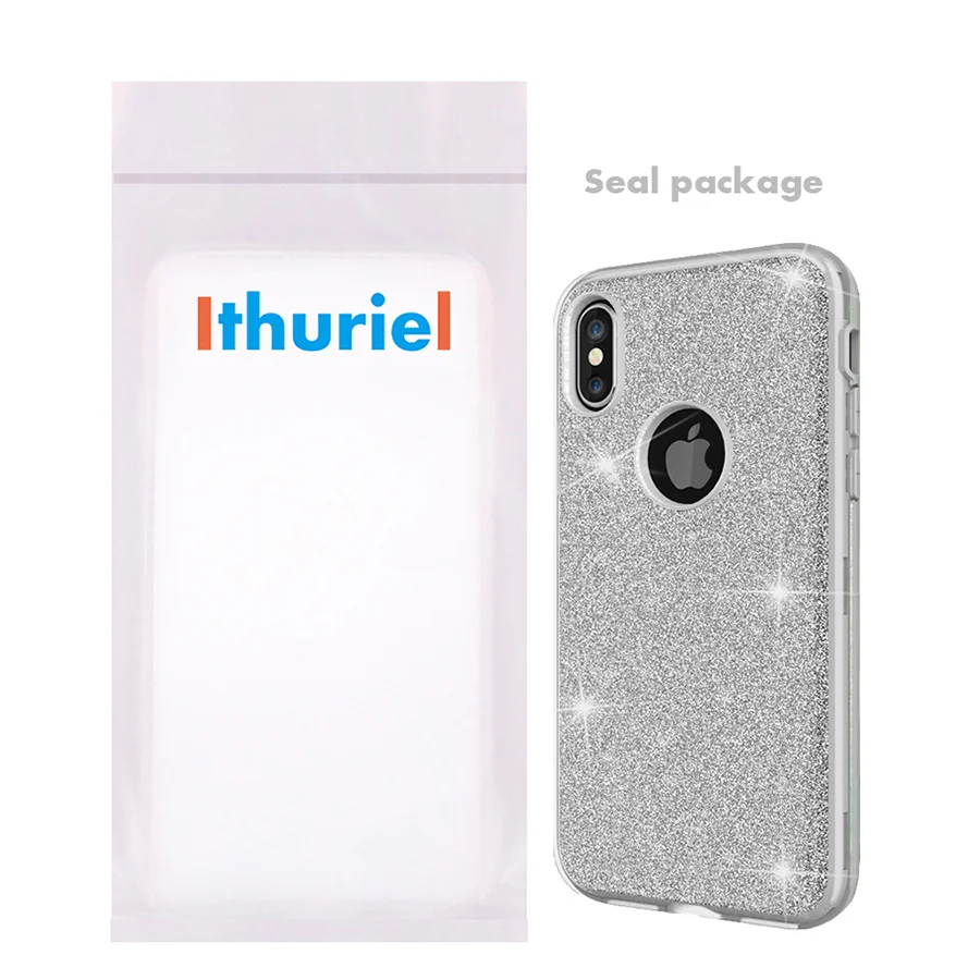 Ithuriel блеск Чехол для Apple iphone X 8 7 6 6s плюс крышка Искра шику чехол SE 5 5S сверкающих