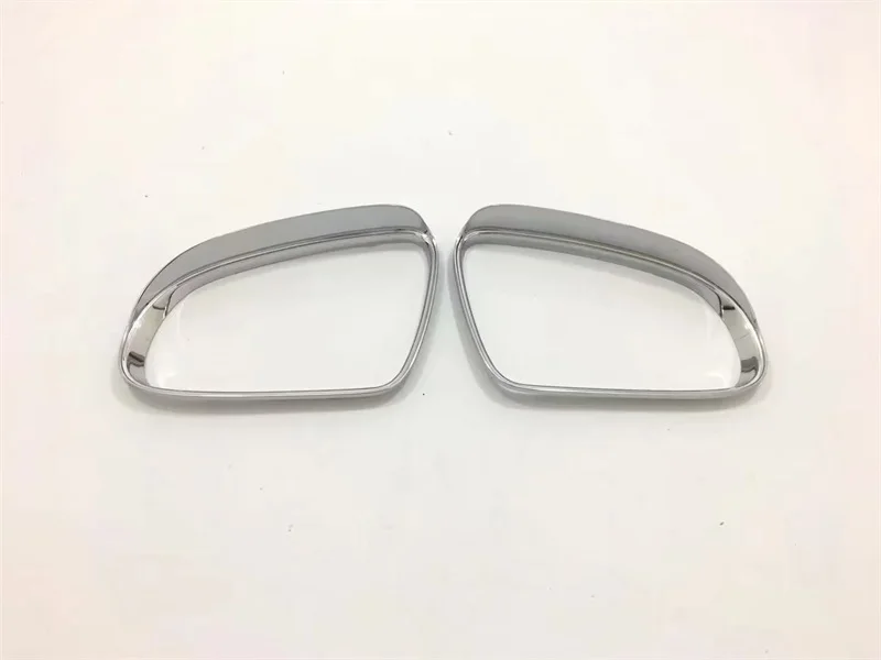 For Hyundai Kona Encino Kauai 2018 2019 ABS Chrome Rain Eyebrow Trim Cover Rearview Mirror Car Accessories Styling Parts |