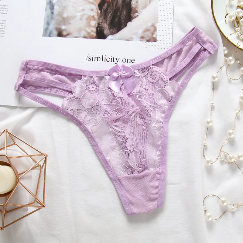 

Women Sexy G String Lace String Open hollow out Thong Panties Shorts tangas Lingerie pants Underwears Underpants New Styles 2018