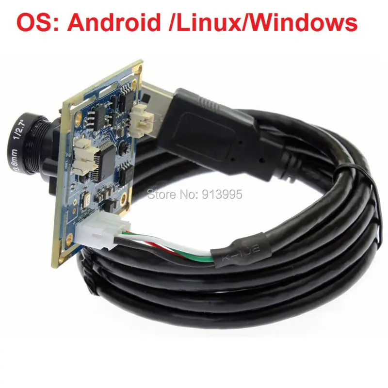 0.3MP 640X480P VGA Omnivision CMOS OV7725 MJPEG 30FPS Android UVC usb модуль для цифровой камеры широкоугольный