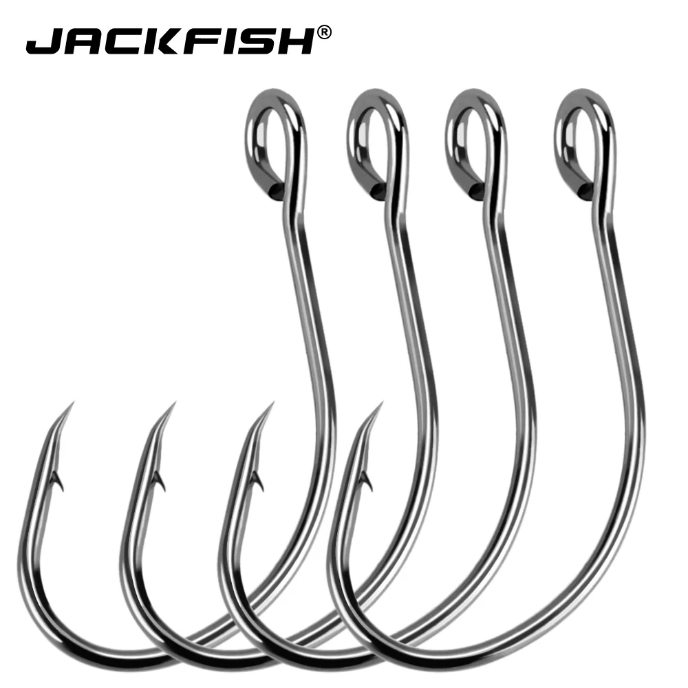 JACKFISH рыболовный крючок из углеродистой стали 50 шт./лот #2 #12 рыболовные крючки