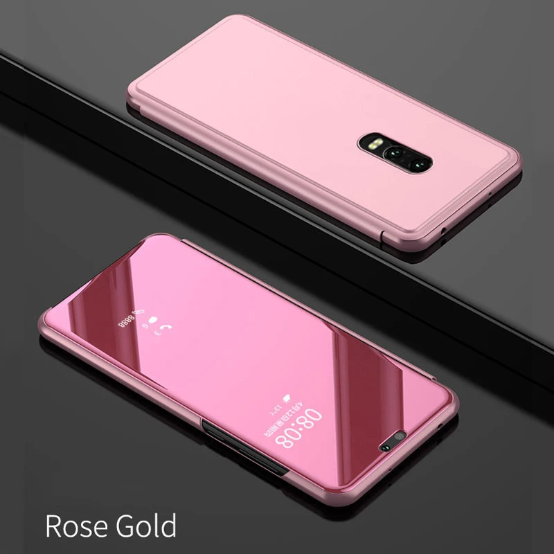 Умный зеркальный чехол для флип-кожи для OnePlus 6 6 T One Plus 6 6 T OnePlus6 OnePlus6T 6 6 T HD противоударный чехол-подставка