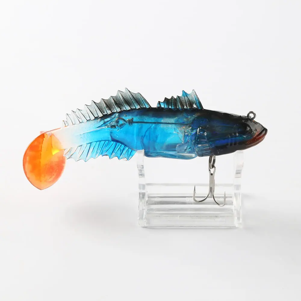 Le Fish 2 шт. пакет мягкая свинцовая рыболовная приманка 11 см 40 г поддельные