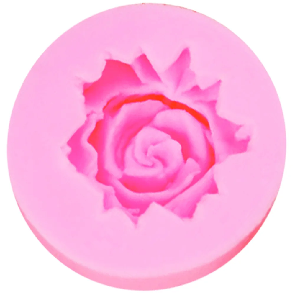 УФ Смола ювелирные изделия силиконовые формы мини розы Цветы Подвески кулон для