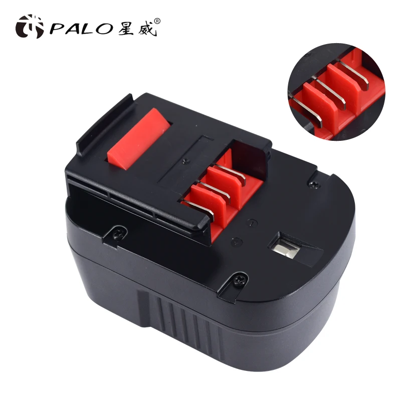PALO 12V 3000mAh электроинструменты аккумуляторная батарея для Black Decker Drill A12 A12EX FSB12 A1712