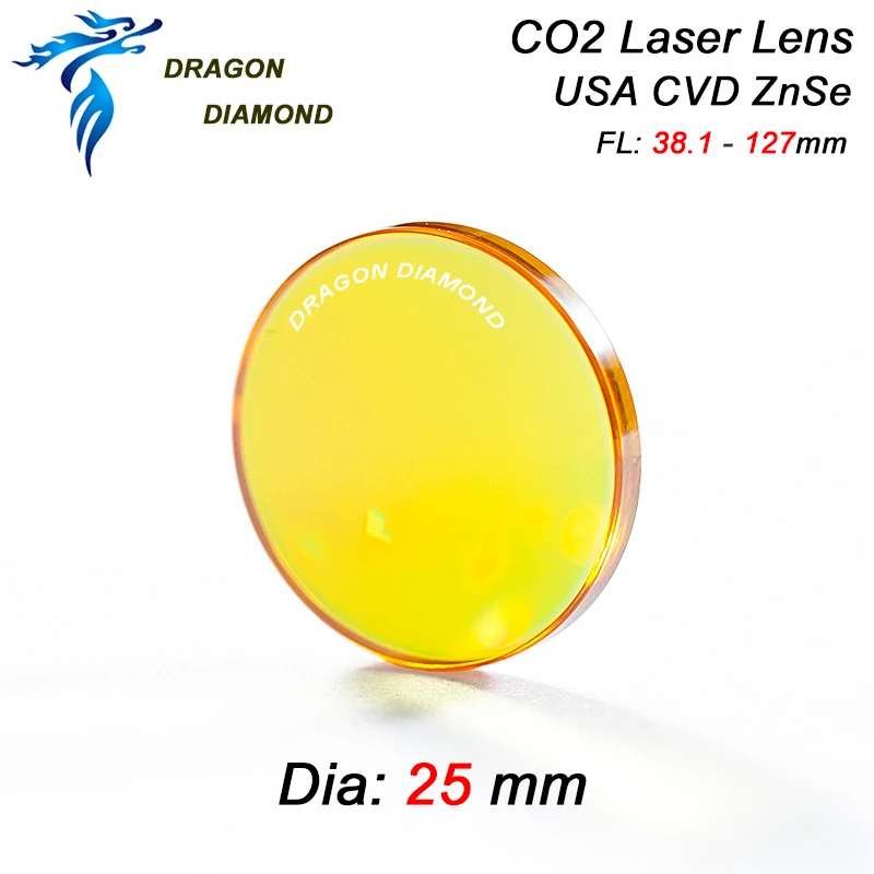 Лазерный гравер ZnSe Co2 диаметр 25 мм FL.38.1 50 8 63 5 76 2 101 6 127 для CO2 лазерной машины|lens