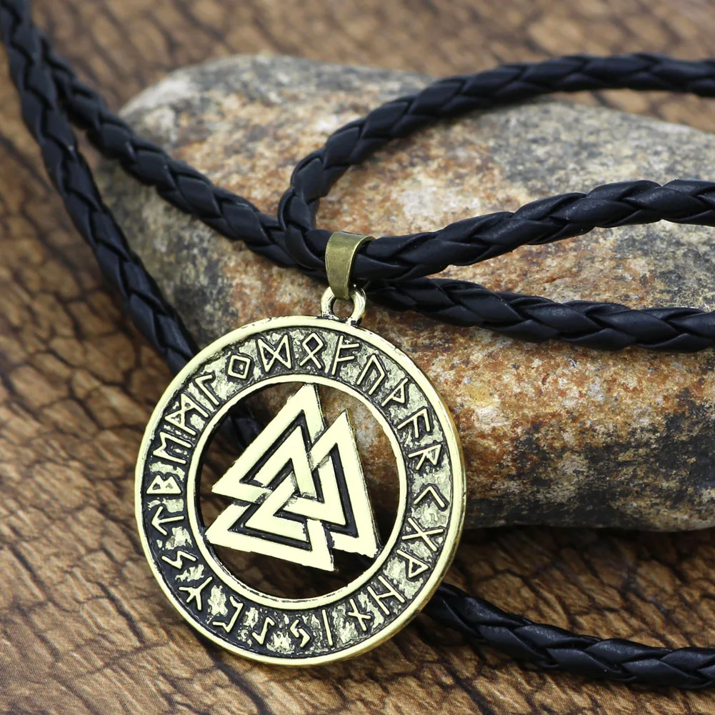 Амулет викинга мужское ожерелье скандинавский символ Odin норвежский викинг воин