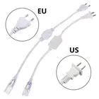 Высококачественная вилка стандарта США и ЕС с 2 контактами для светодиодной ленты типа 5050