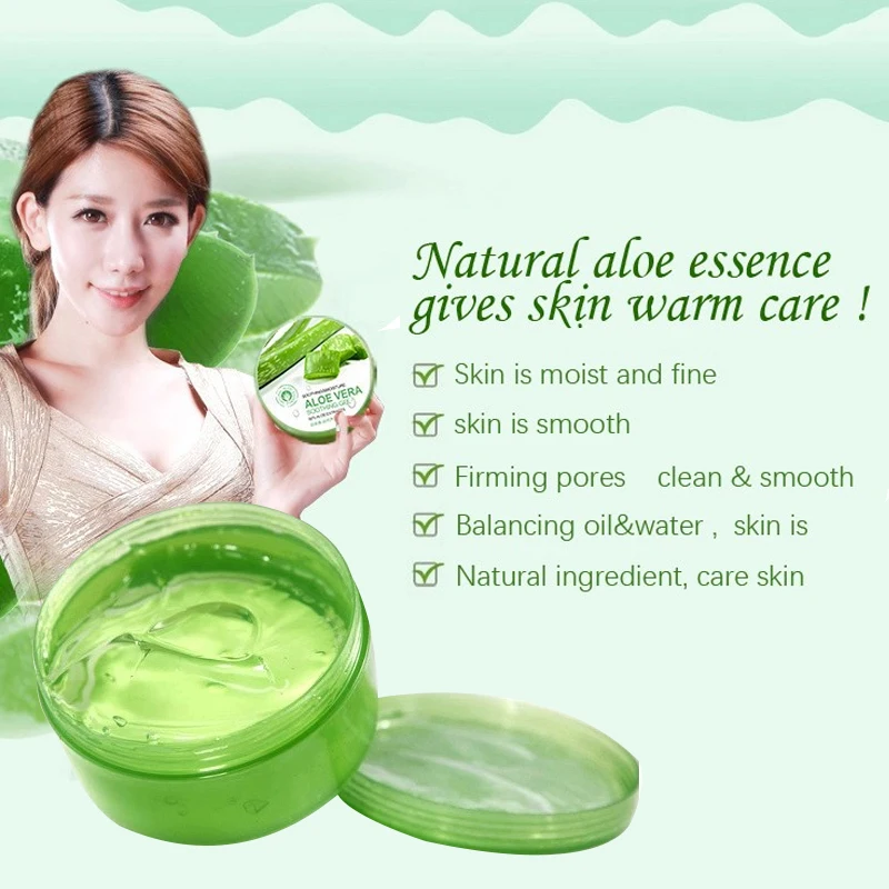 2019 BIOAQUA Natural Aloe Vera Gel Sleeping Facial Mask Moisturizer Hydrating Whitening Skin Anti Aging Men/women Face Care | Красота и