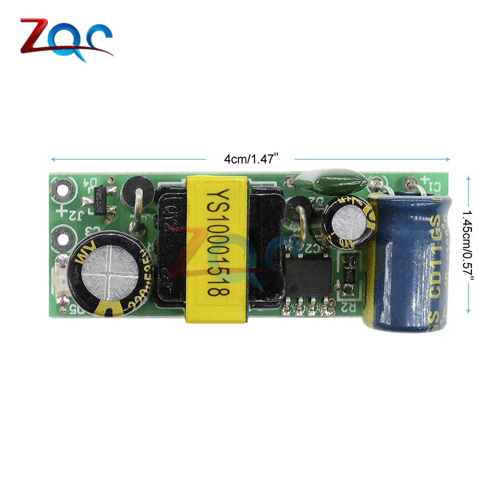 220 V-24 V AC-DC изолированный Шаг вниз Мощность понижающий преобразователь понижающий Питание трансформатор 150mA 3,6 W Мощность