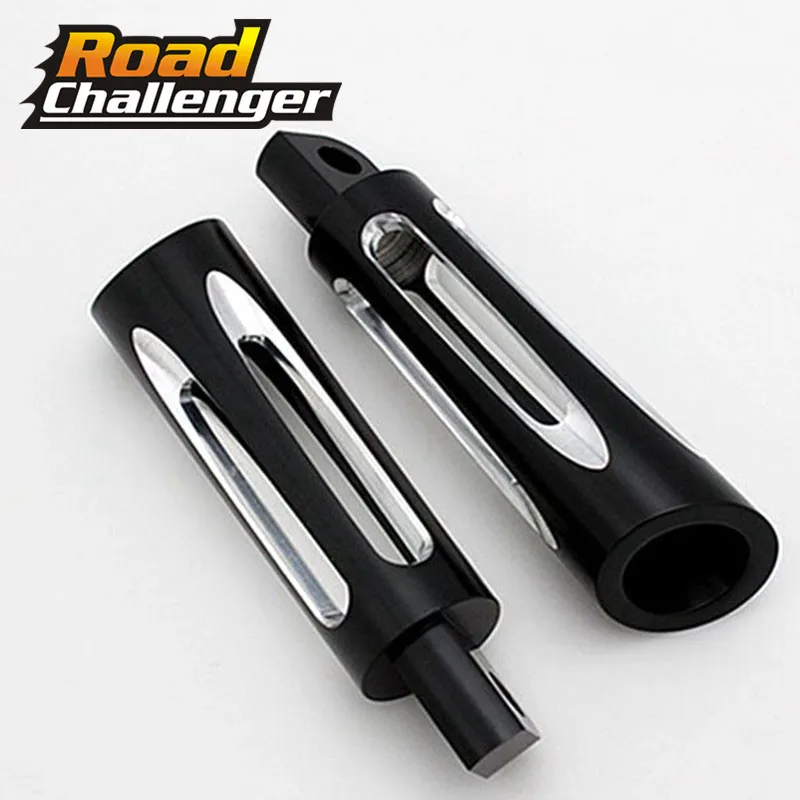 

For Harley Sportster XL Touring Custom Dyna Softail 2x Mount-Style Motorcycle CNC Aluminum Foot Pegs Footrest